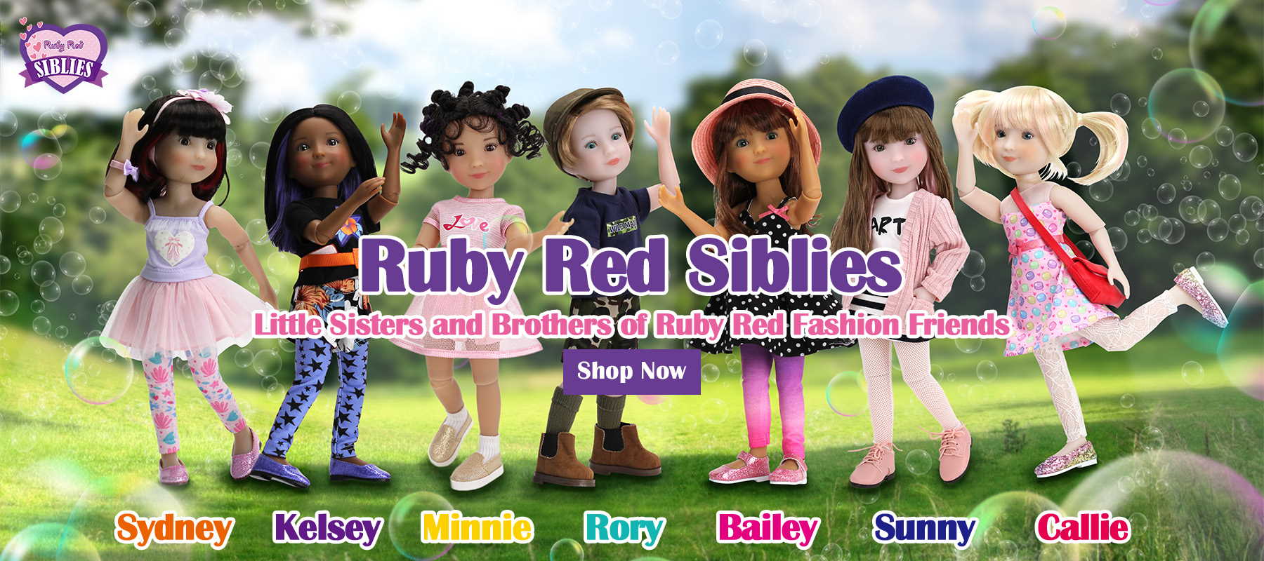 Collectible Dolls - Ruby Red Siblies